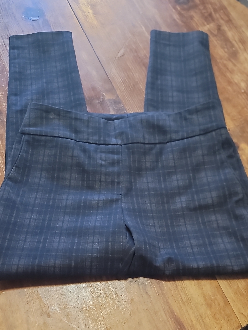 Dalia Black Textured Pants
